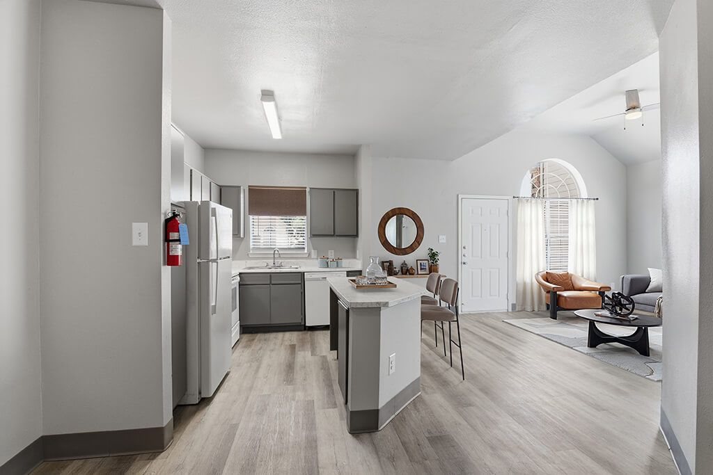 Kitchen entry at Almeda Park Apartments in Houston TX